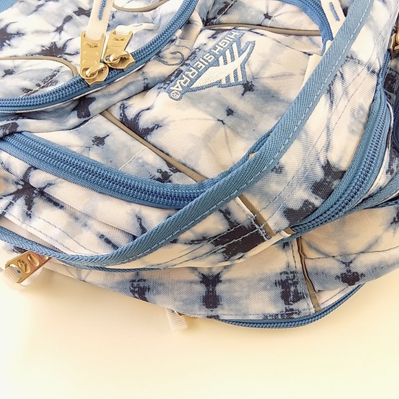 HIGH SIERRA $98 Blue Backpack UNISEX BAG - Picture 3 of 8